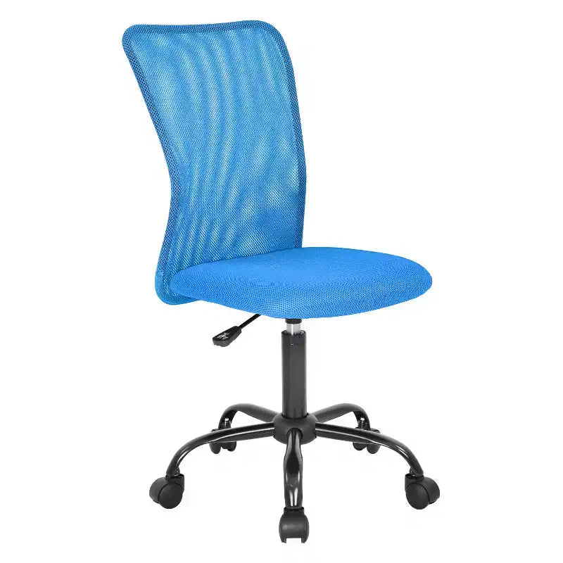 Chaise de bureau en maille Fauteuil de bureau pivotant à roulettes avec soutien lombaire