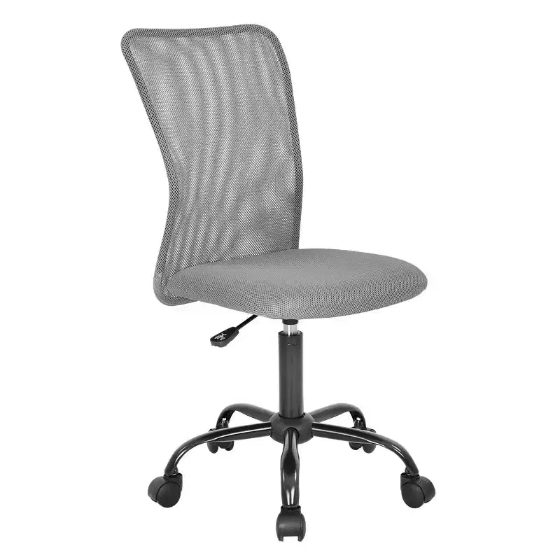 Chaise de bureau en maille Fauteuil de bureau pivotant à roulettes avec soutien lombaire