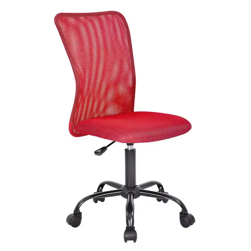 Chaise de bureau en maille Fauteuil de bureau pivotant à roulettes avec soutien lombaire