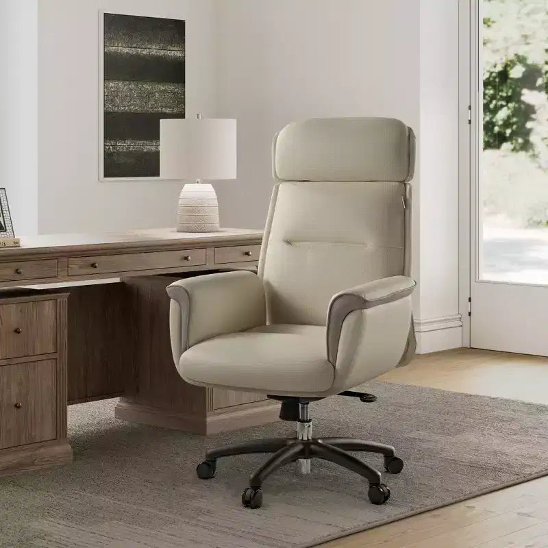 Chaise de bureau de direction en cuir microfibre