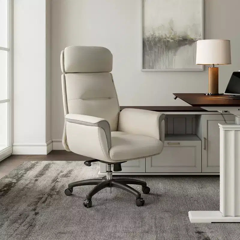 Chaise de bureau de direction en cuir microfibre