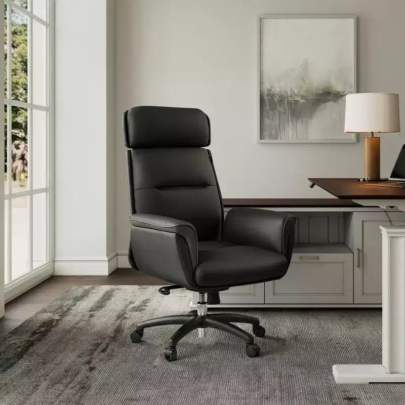 Chaise de bureau de direction en cuir microfibre