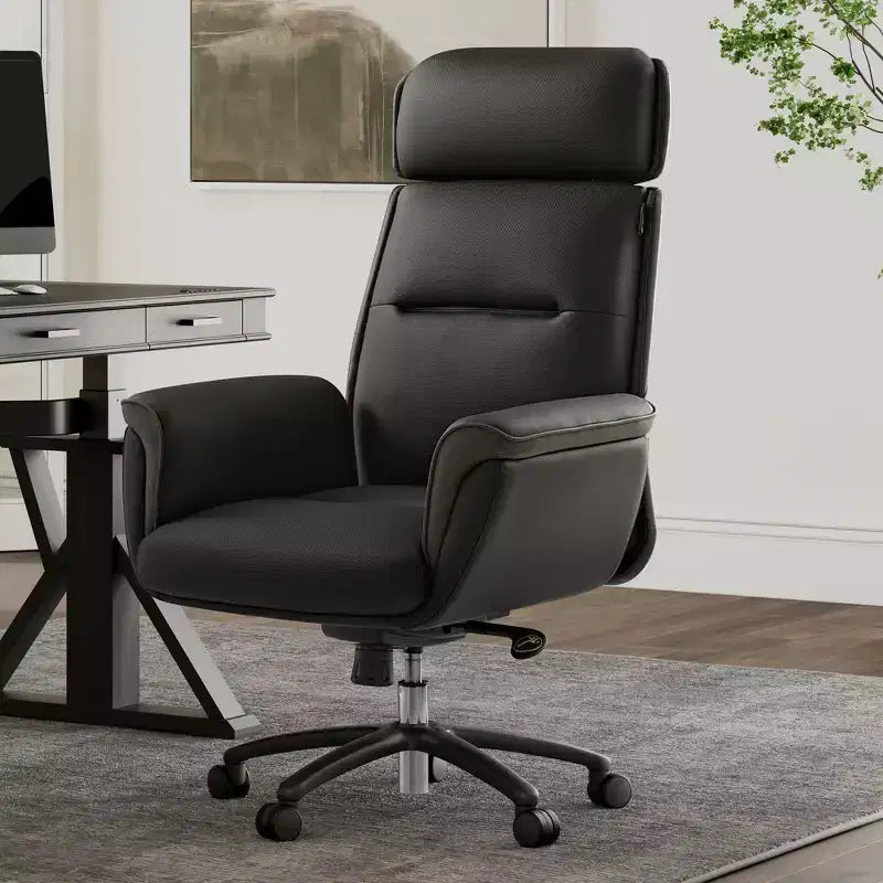 Chaise de bureau de direction en cuir microfibre