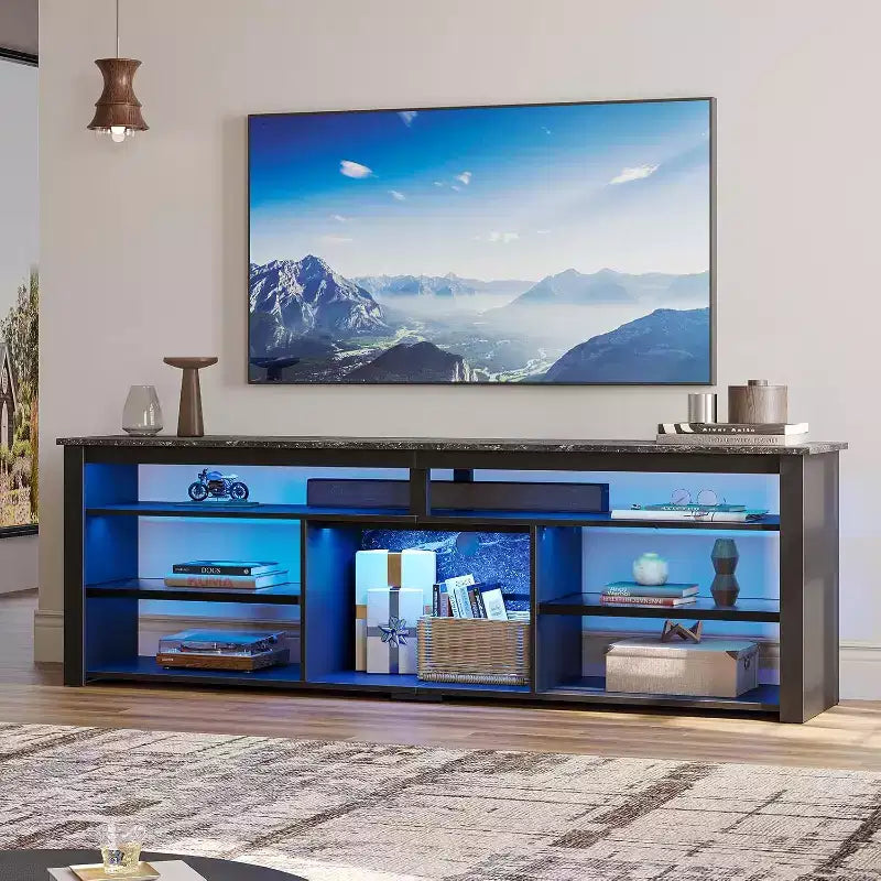 Meuble TV LED pour centre de divertissement de jeux