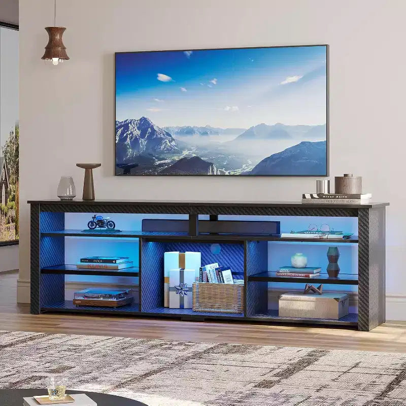 Meuble TV LED pour centre de divertissement de jeux