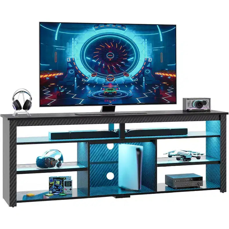 Meuble TV LED pour centre de divertissement de jeux