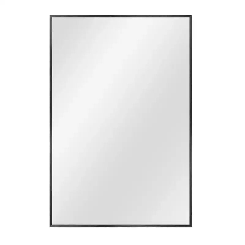 Miroir mural en aluminium à bord fin