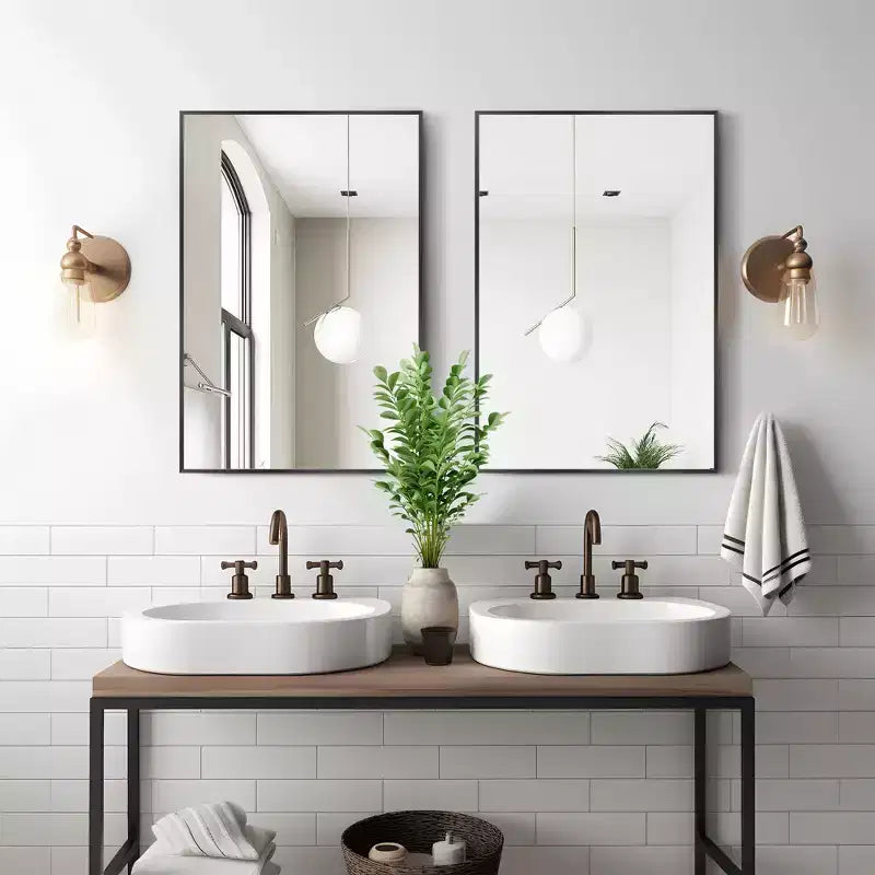 PexFix Aluminum Fine Edge Wall Mirror