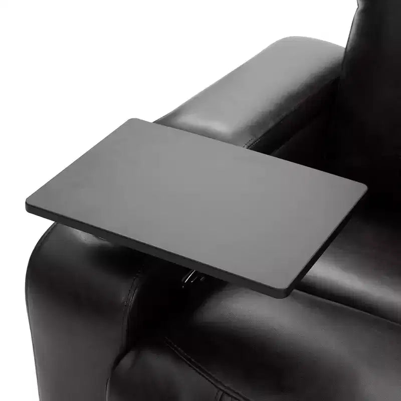 Fauteuil inclinable électrique avec port de chargement USB, 2 porte-gobelets et tablette pivotante à 360°
