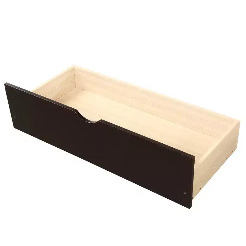 Lit plateforme moderne en bois de taille double