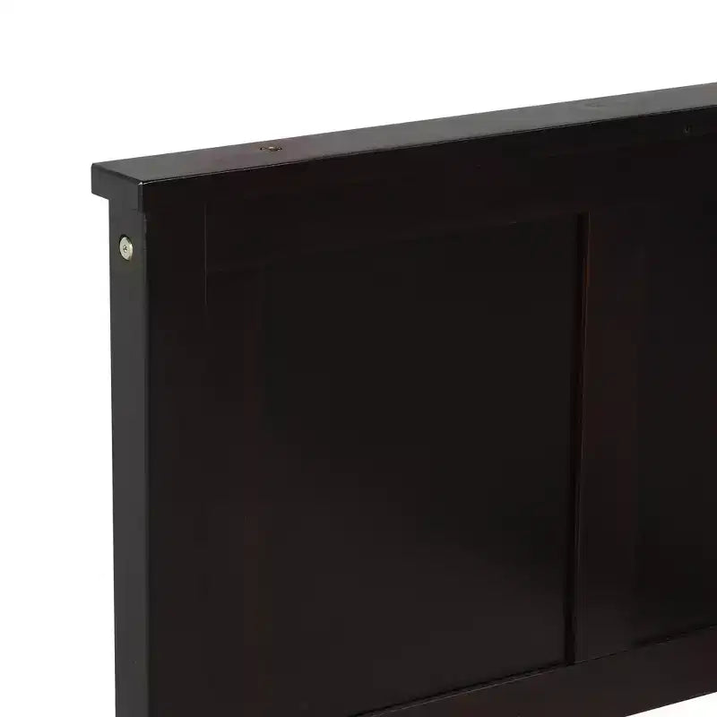 Lit plateforme moderne en bois de taille double