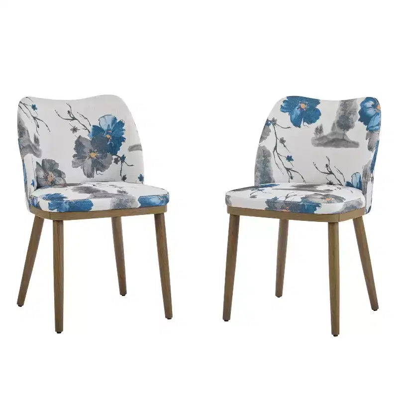 Chaises de salle à manger tapissées (lot de 2)