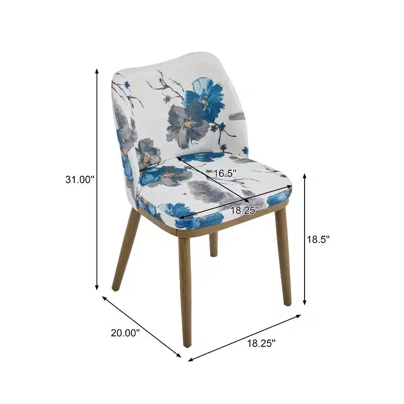Chaises de salle à manger tapissées (lot de 2)