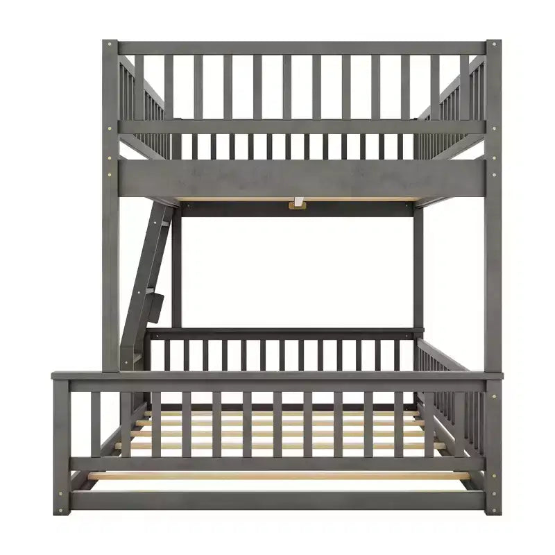 Lit superposé robuste, construction en MDF durable