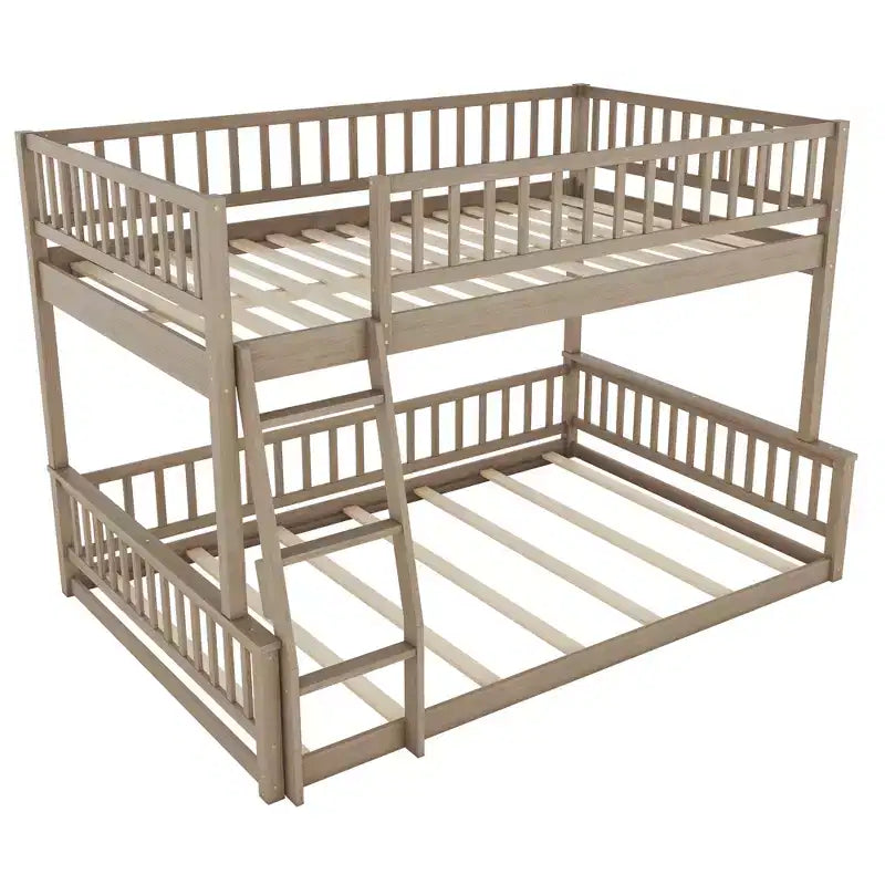 Lit superposé robuste, construction en MDF durable
