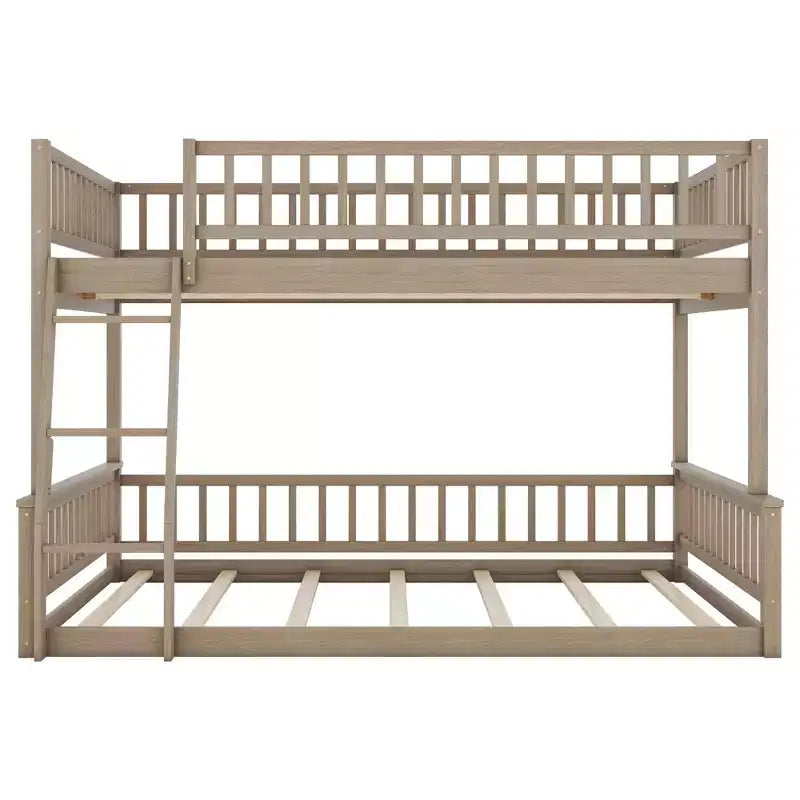 Lit superposé robuste, construction en MDF durable