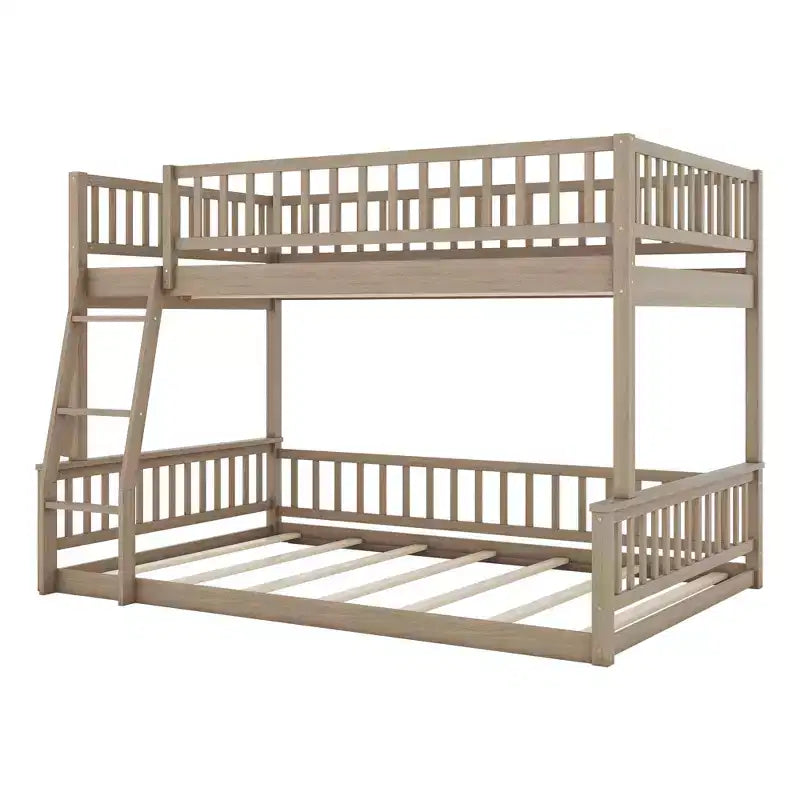 Lit superposé robuste, construction en MDF durable