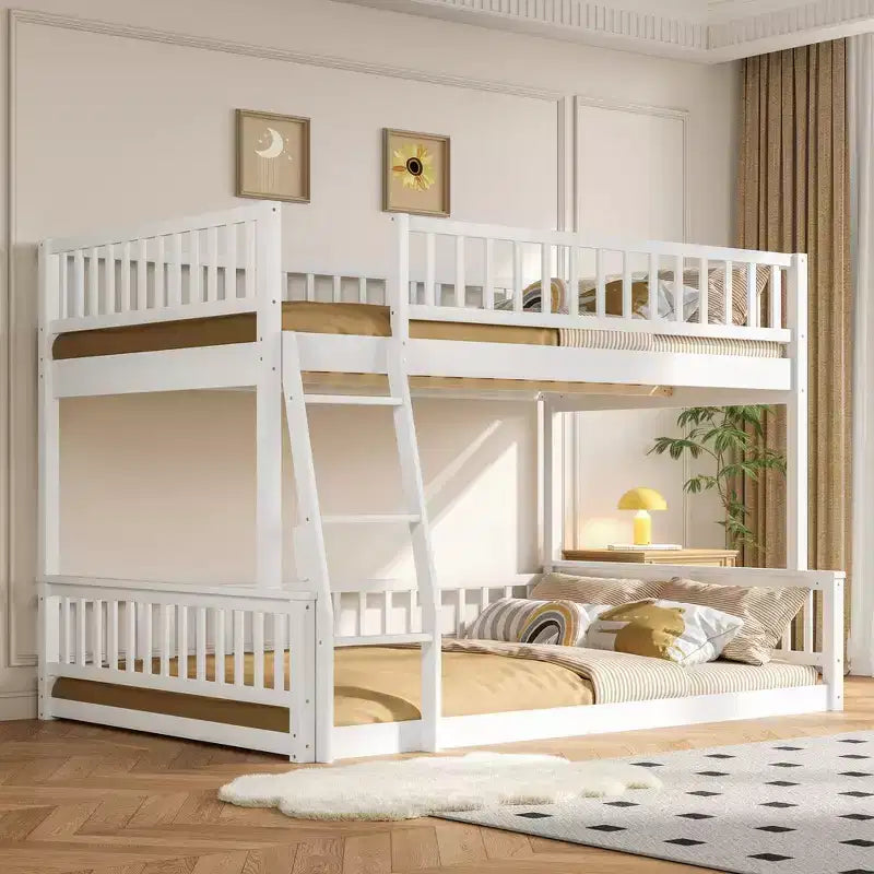 Lit superposé robuste, construction en MDF durable