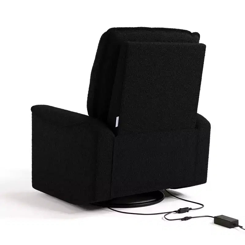 Fauteuil inclinable de luxe pivotant et coulissant avec double port de chargement USB