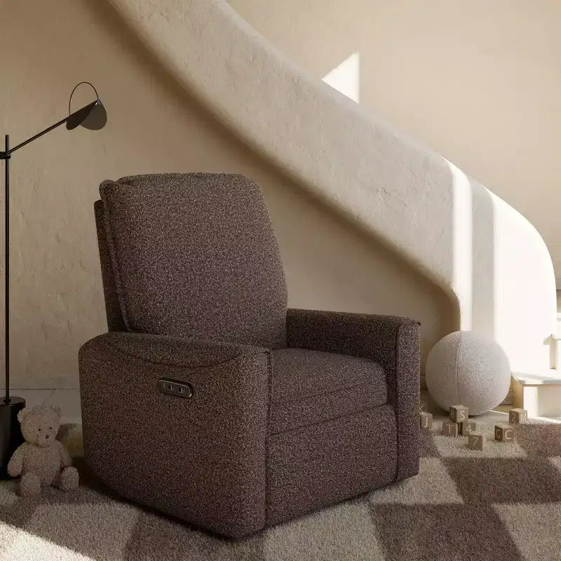 Fauteuil inclinable de luxe pivotant et coulissant avec double port de chargement USB