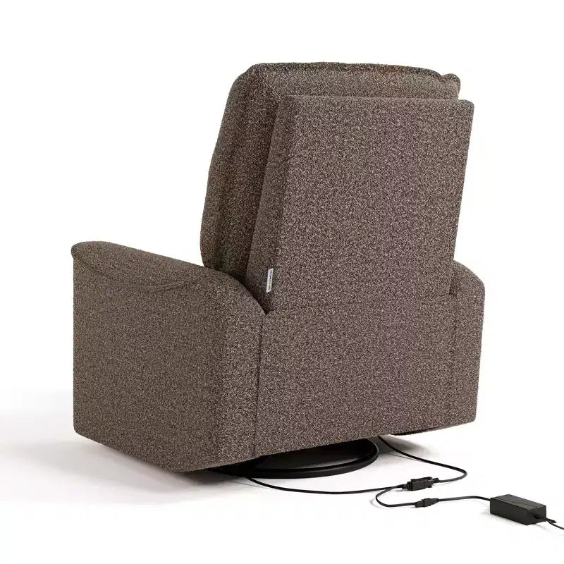 Fauteuil inclinable de luxe pivotant et coulissant avec double port de chargement USB