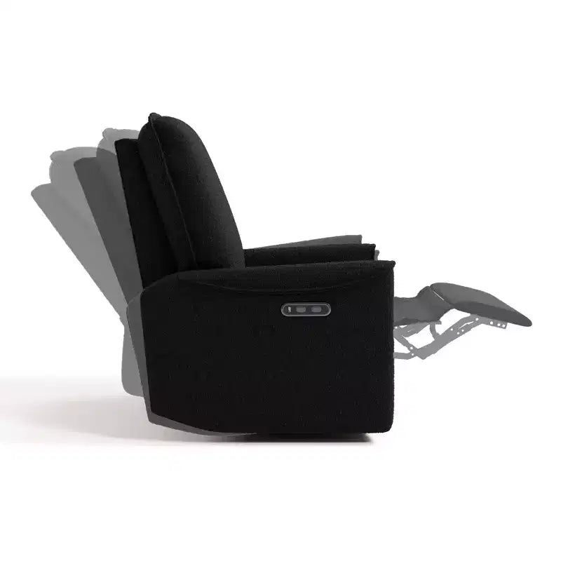 Fauteuil inclinable de luxe pivotant et coulissant avec double port de chargement USB