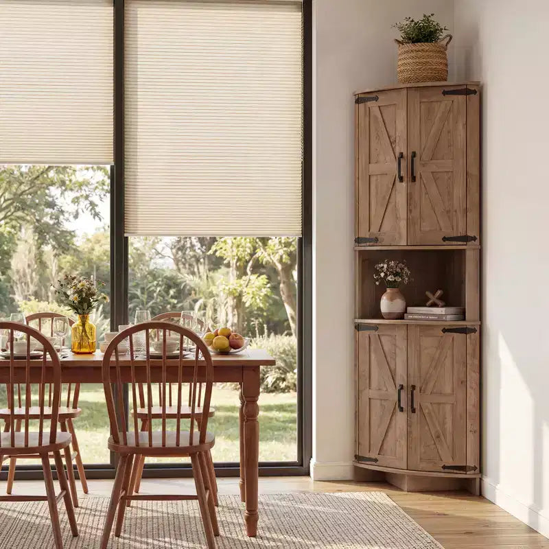 Armoire d'angle pour la cuisine, Meuble de rangement d'angle