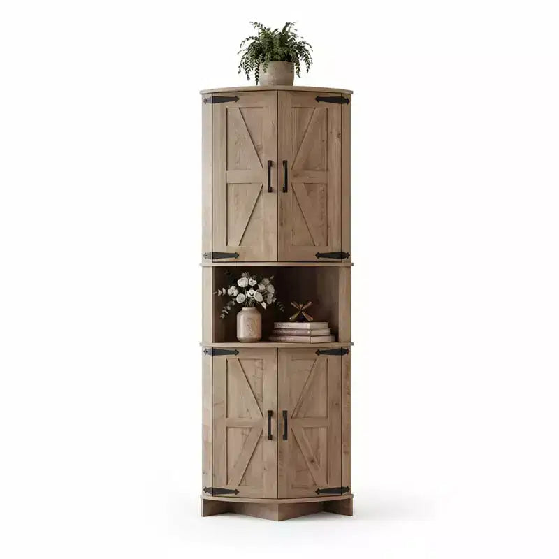 Armoire d'angle pour la cuisine, Meuble de rangement d'angle