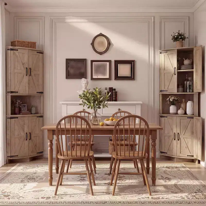 Armoire d'angle pour la cuisine, Meuble de rangement d'angle