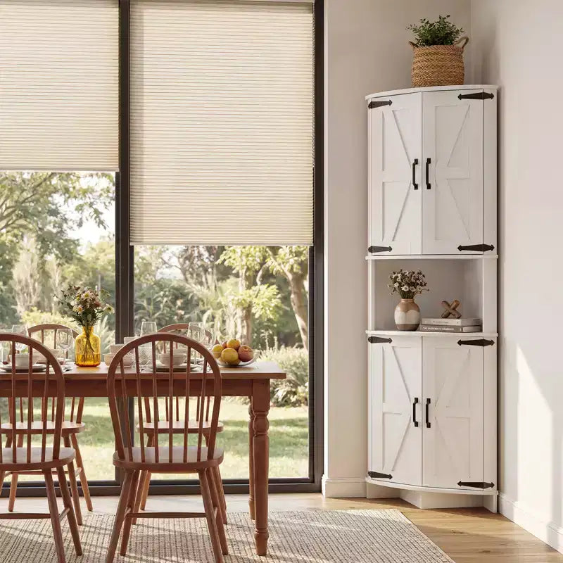 Armoire d'angle pour la cuisine, Meuble de rangement d'angle