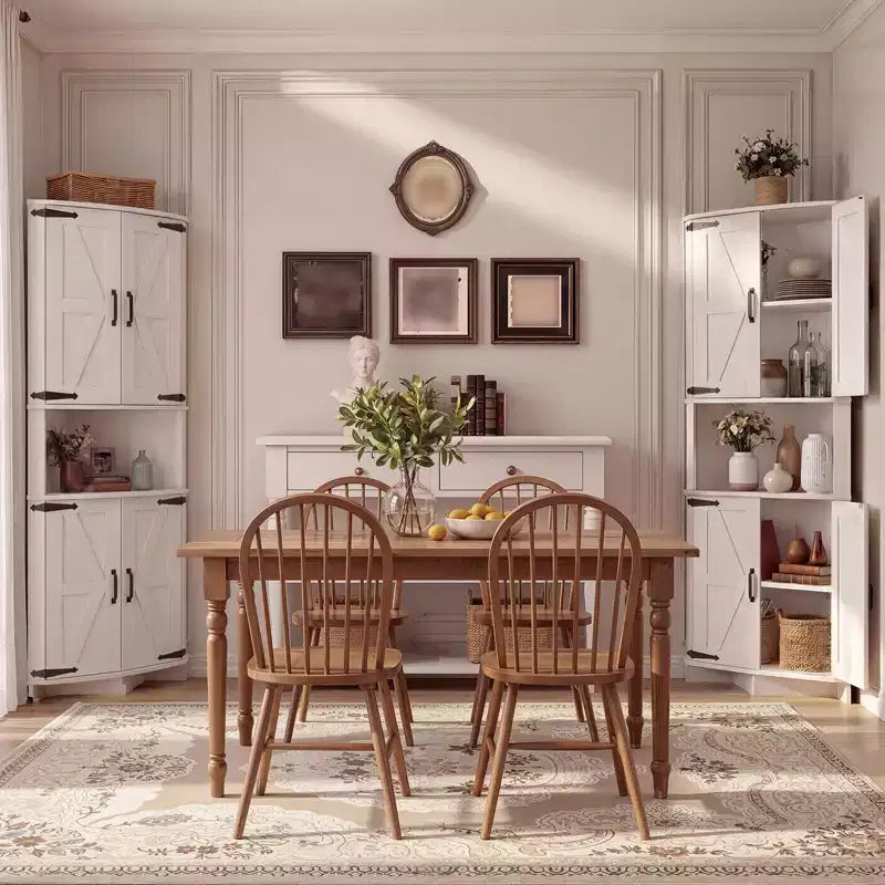 Armoire d'angle pour la cuisine, Meuble de rangement d'angle