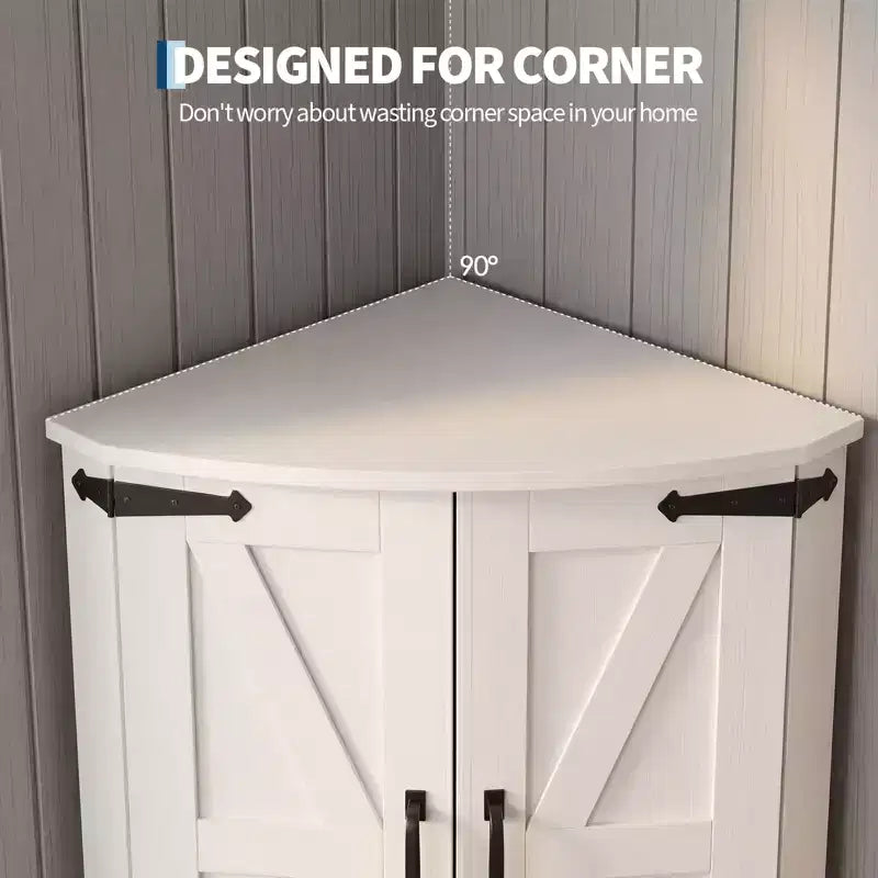 Armoire d'angle pour la cuisine, Meuble de rangement d'angle