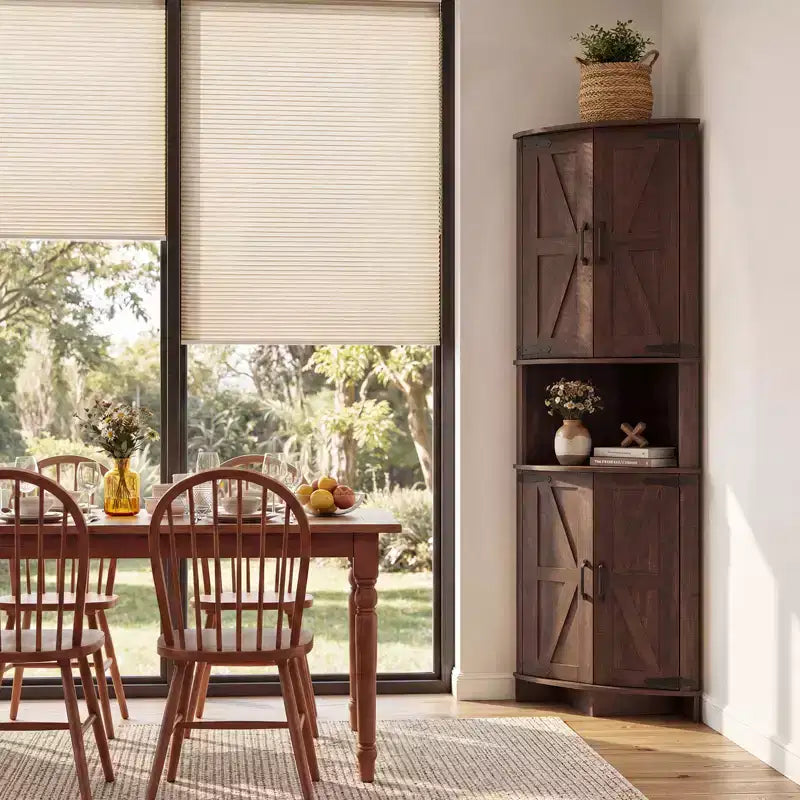 Armoire d'angle pour la cuisine, Meuble de rangement d'angle