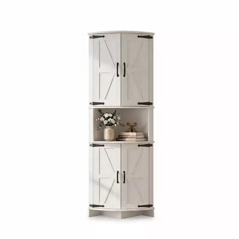 Armoire d'angle pour la cuisine, Meuble de rangement d'angle