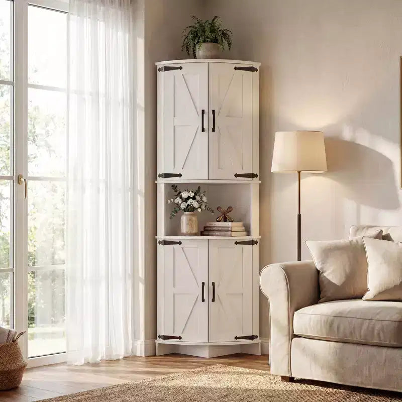 Armoire d'angle pour la cuisine, Meuble de rangement d'angle