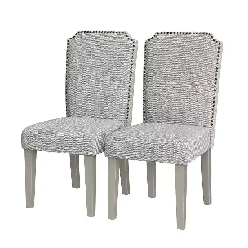 Chaises de salle à manger rembourrées Chaise de salle à manger haute avec dossier rembourré